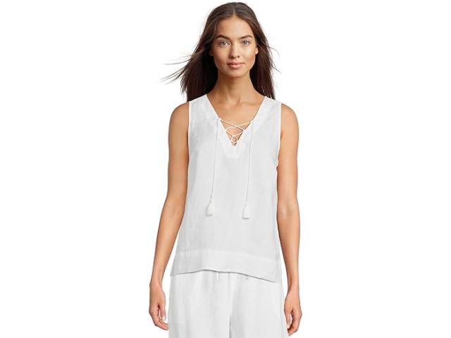 (取寄) トミーバハマ レディース コースタリーナ V-ネック タイ タンク  Bahama women Coastalina V-neck Tie Tank White