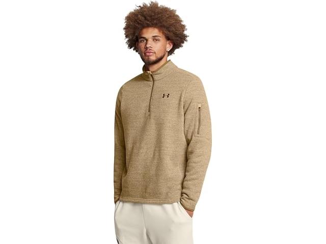 (取寄) アンダーアーマー メンズ スペシャリスト 1/4 ジップ Under Armour men Under Armour Specialist 1/4 Zip Camel/Coyoteの通販は