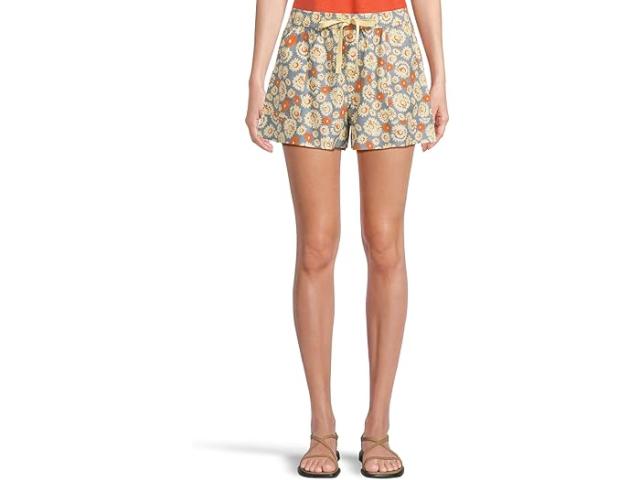 (取寄) トードアンドコー レディース タージ ヘンプ プル-オン ショーツ Toad&Co women Taj Hemp Pull-On Shorts North Shore Shape Print