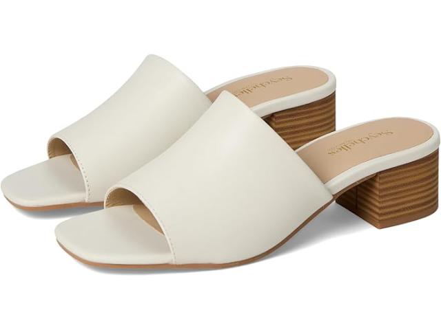 (取寄) セイシェル レディース ペッパー レザー サンダル スライド Seychelles women Pepper Leather Sandal Slide White