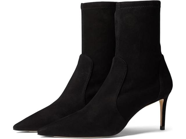 (取寄) スチュアート ワイツマン レディース スチュアート 75 ストレッチ ブーティ Stuart Weitzman women Stuart 75 Stretch Bootie Blackの通販は