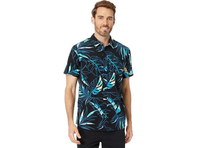 (取寄) オニール メンズ オアシス エコ スタンダード ショート スリーブ ウーブン O'Neill men Oasis Eco Standard Short Sleeve Woven Black