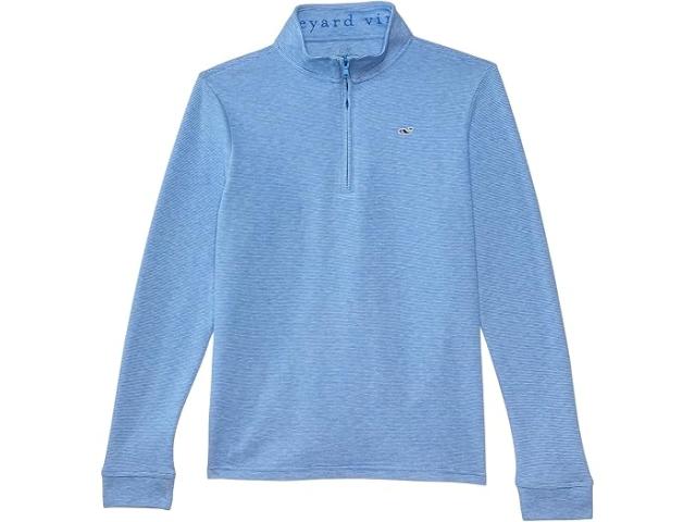 (取寄) ヴィンヤードヴァインズ キッズ ボーイズ ソルトウォーター クオーター ジップ (トドラー/リトル キッズ/ビッグ キッズ) Vineyard Vines Kids boys Saltwater Quarter Zip (Toddler/Little Kids/Big Kids) Spinnaker
