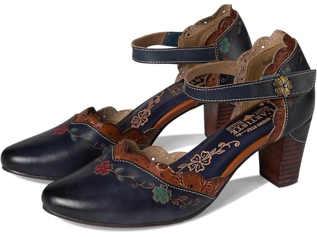 (取寄) ラルティストバイスプリングステップ レディース  L'Artiste by Spring Step women Sayyes Navy Multi