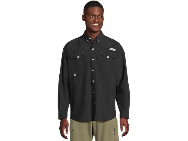 (取寄) コロンビア メンズ バハマ リ ロング スリーブ シャツ Columbia men Bahama II Long Sleeve Shirt Black 1