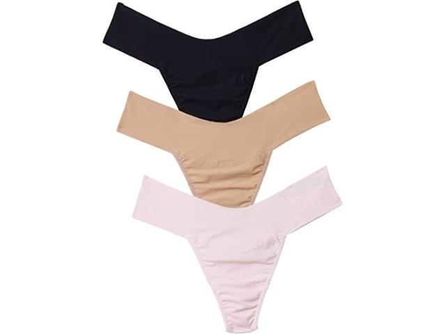 (取寄) ハンキー パンキー レディース ブレスソフト ナチュラル ライズ 3-パック Hanky Panky women Hanky Panky BreatheSoft Natural Rise 3-Pack Black/Taupe/Bliss Pink