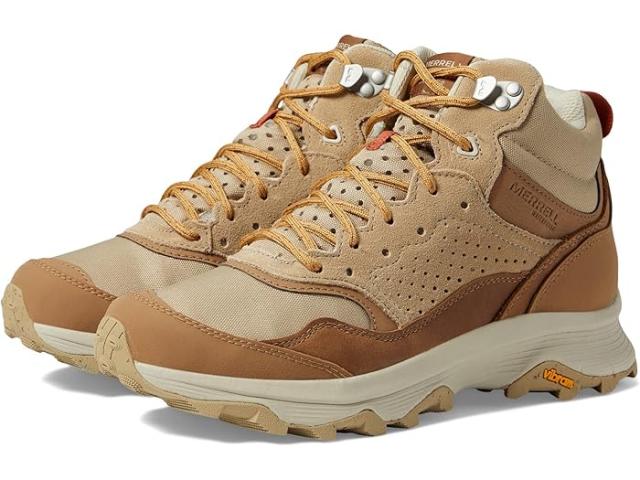 (取寄) メレル レディース スピード ソロ ミッド Wp Merrell women Merrell Speed Solo Mid WP Tobacco/Goldの通販は