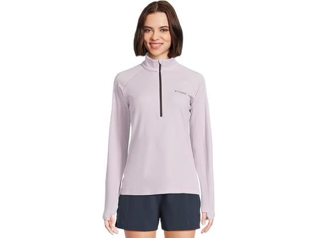 (取寄) コロンビア レディース ハーフ ジップ Columbia women Driventure Half Zip Lavender Pearl/White