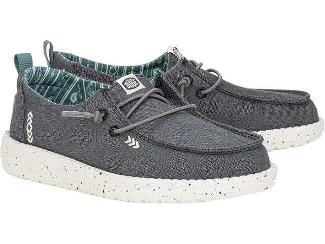 (取寄) ヘイデュードキッズ ガールズ ウェンディ シャンブレー (リトル キッド/ビッグ キッド) Hey Dude Kids girls Hey Dude Kids Wendy Chambray (Little Kid/Big Kid) Blackの通販は 14,393円