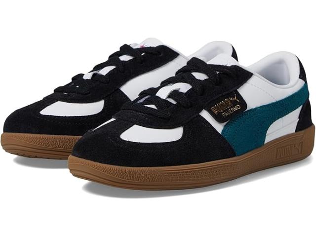 (取寄) プーマ キッズ キッズ プーマ キッズ パレルモ スニーカー (リトル キッド) PUMA Kids kids Puma Kids Palermo Sneaker (Little Kid) Puma White/Cold Green/Puma Blackの通販は 16,534円