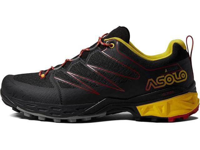 (取寄) アゾロ メンズ ソフトロック Asolo men Asolo Softrock Black/Black/Yellowの通販は
