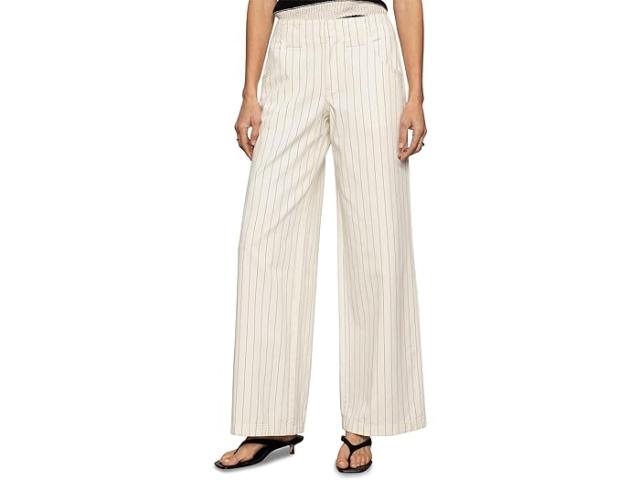 (取寄) サンクチュアリ レディース アーデン ワイド レッグ Sanctuary women Arden Wide Leg Bleached White Pinstripe