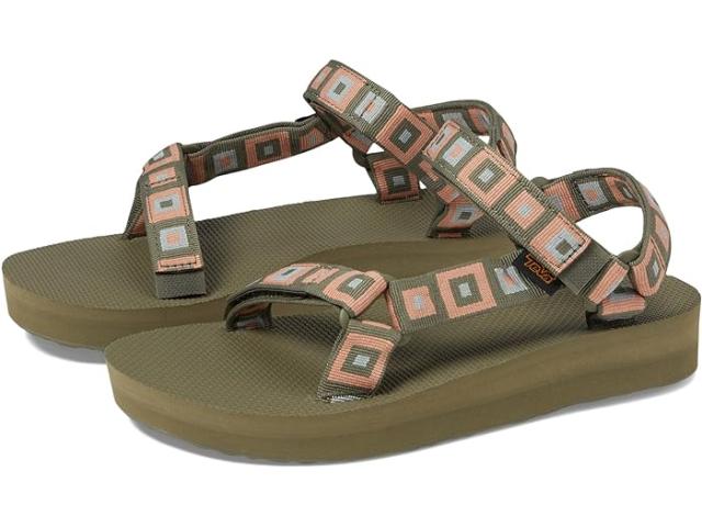(取寄) テバ レディース ミッドフォーム ユニバーサル Teva women Teva Midform Universal Retro Squares Unwindの通販は 17,660円