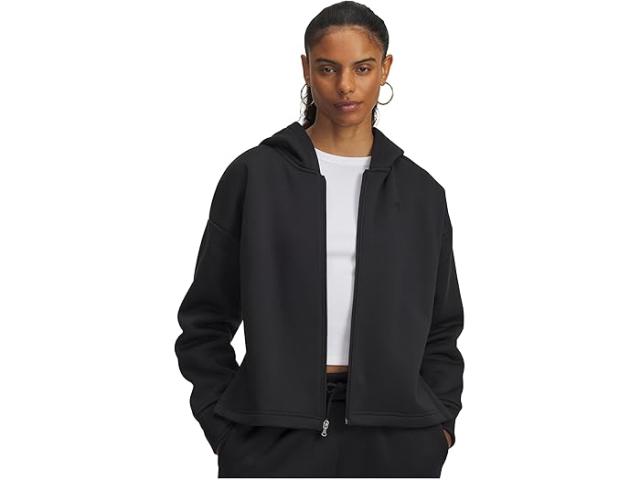 (取寄) アンダーアーマー レディース アーマー フリース フル ジップ Under Armour women Armour Fleece Full Zip Black/Black