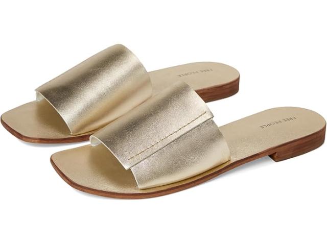 (取寄) フリーピープル レディース ヴェローナ スライド Free People women Verona Slides Gold