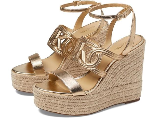 (取寄) マイケルコース レディース アルマ ウェッジ エスパドリーユ MICHAEL Michael Kors women Alma Wedge Espadrille Pale Gold