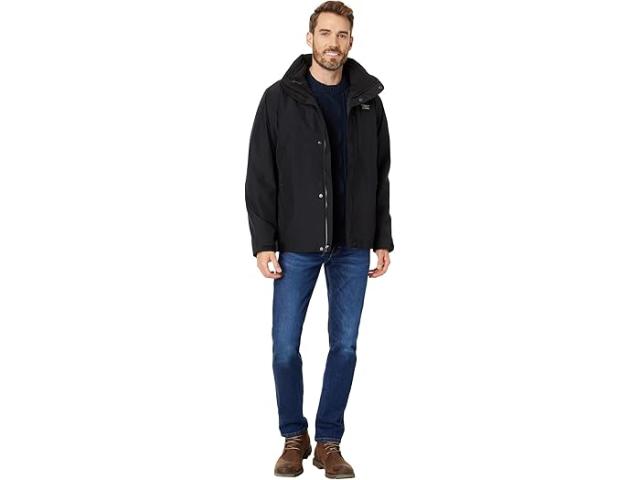(取寄) エルエルビーン メンズ ビーンズ セーター フリース スリーインワン ジャケット レギュラー L.L.Bean men L.L.Bean Bean's Sweater Fleece 3-in-1 Jacket Regular Black/Black