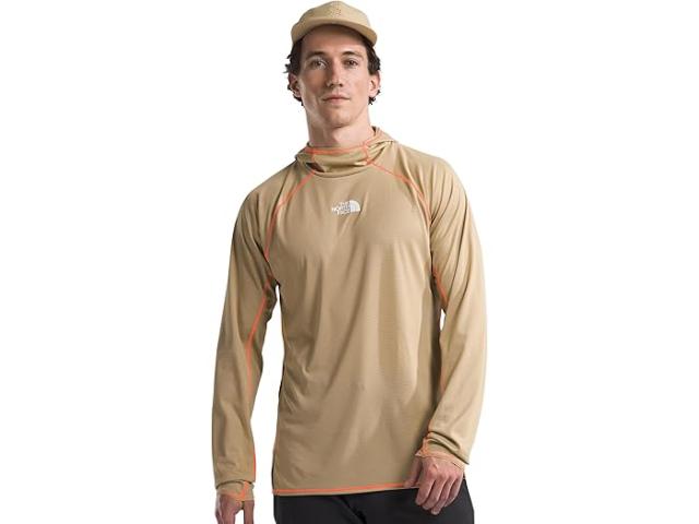 (取寄) ノースフェイス メンズ サマー Lt サン ブーディ The North Face men The North Face Summer LT Sun Hoodie Khaki Stone/Vivid Flameの通販は 12,286円