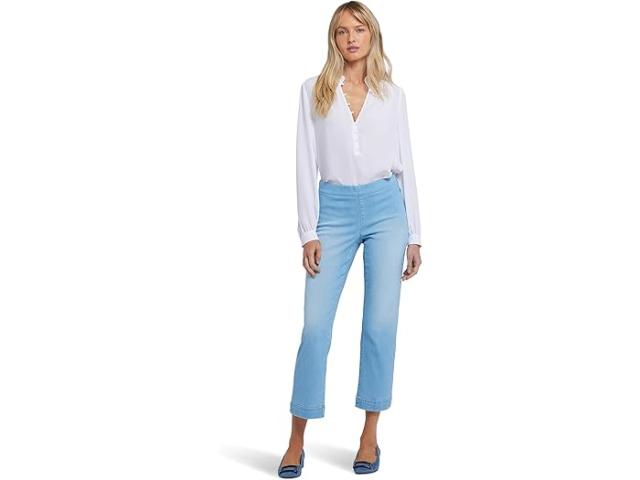 (取寄) エヌワイディージェイ レディース ベイリー リラックスド-フィット ストレート アンクル プル-オン ジーンズ NYDJ women Bailey Relaxed Straight Ankle Pull-On Jeans Canary Beach