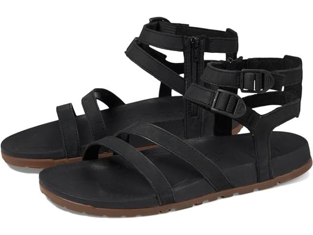 (取寄) チャコ レディース ローダウン レザー ストラップ ハイ Chaco women Chaco Lowdown Leather Strappy High Black 1