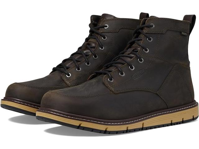 (取寄) キーン ユーティリティ メンズ 6 サン ジョゼ ウォータープルーフ ソフト トゥ KEEN Utility men KEEN Utility 6" San Jose Waterproof Soft Toe Cascade Brownの通販は 34,509円