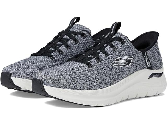 (取寄) スケッチャーズ メンズ アーチ フィット 2.0 ルック アヘッド ハンズ フリー スリップ-イン SKECHERS men SKECHERS Arch Fit 2.0 Look Ahead Hands Free Slip-In White/Blackの通販は 23,135円