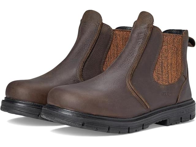 (取寄) キーン ユーティリティ レディース サン ジョゼ プル-オン ブーツ (アルミニウム トゥ) KEEN Utility women San Jose Pull-On Boot (Aluminum Toe) Cascade Brown/Black
