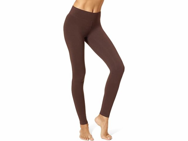 (取寄) ヒュー レディース ウルトラ レギングス W/ ワイド ウエストバンド HUE women HUE Ultra Leggings w/ Wide Waistband Espressoの通販は 10,154円