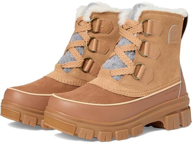 (取寄) ソレル レディース チボリ V ウォータープルーフ SOREL women Tivoli V Waterproof Tawny Buff/Velvet Tan