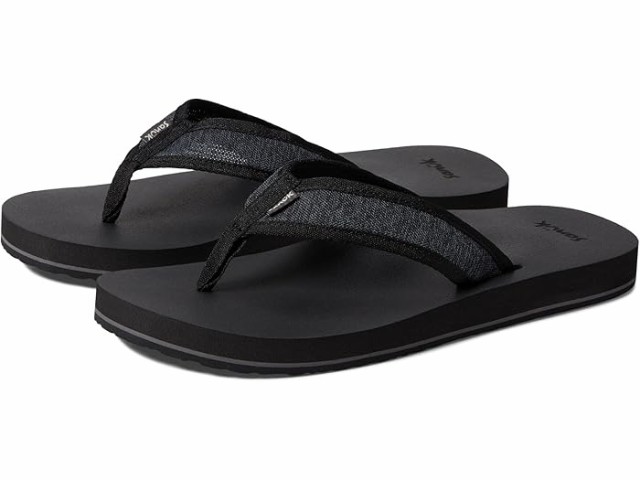 (取寄) サヌーク メンズ ジギー ソフト トップ メッシュ Sanuk men Sanuk Ziggy Soft Top Mesh Blackの通販は 9,510円