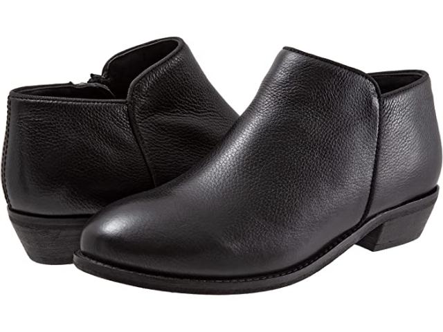 (取寄) ソフトウォーカー レディース ロックリン SoftWalk women  Rocklin Black Tumbled Leather