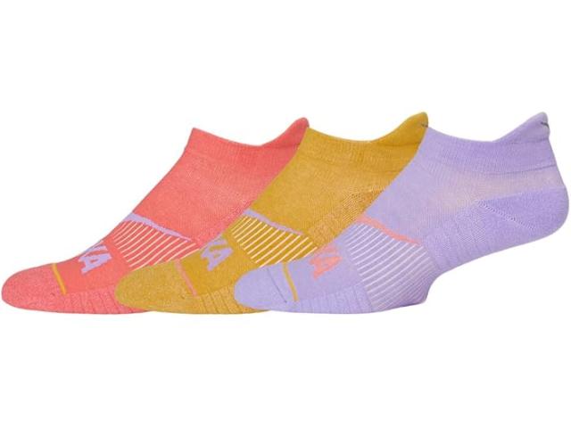 (取寄) ホカオネオネ ノーショー ラン ソックス 3-パック Hoka No-Show Run Socks 3-Pack Aster Flower/Varsity Yellow/Grapefruit