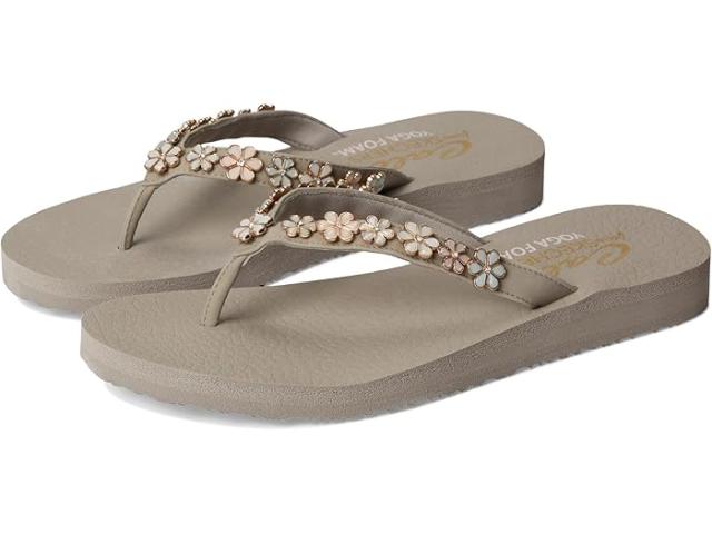 (取寄) スケッチャーズ レディース メディテーション - デイジー クラッシュ SKECHERS women Meditation - Daisy Crush Taupe Multi