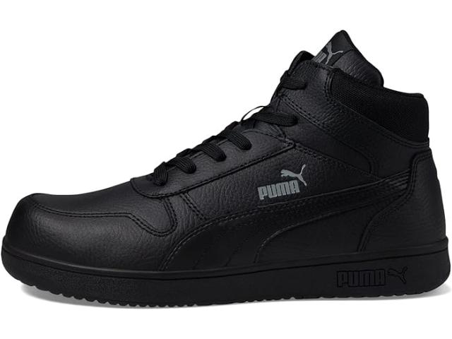 (取寄) プーマ セーフティー メンズ フロントコート レザー ミッド ASTM エー PUMA Safety men PUMA Safety Frontcourt Leather Mid ASTM EH Black_3