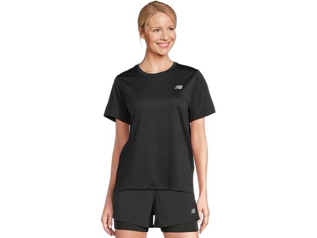 (取寄) ニューバランス レディース スポーツ エッセンシャル T-シャツ New Balance women Sport Essentials T-Shirt Black