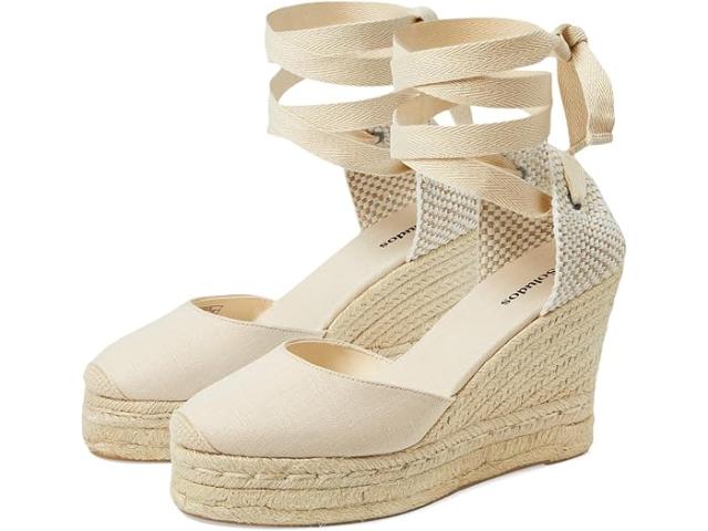 (取寄) ソルドス レディース プラットフォーム ウェッジ エスパドリーユ Soludos women Soludos Platform Wedge Espadrille La Concha Ivory