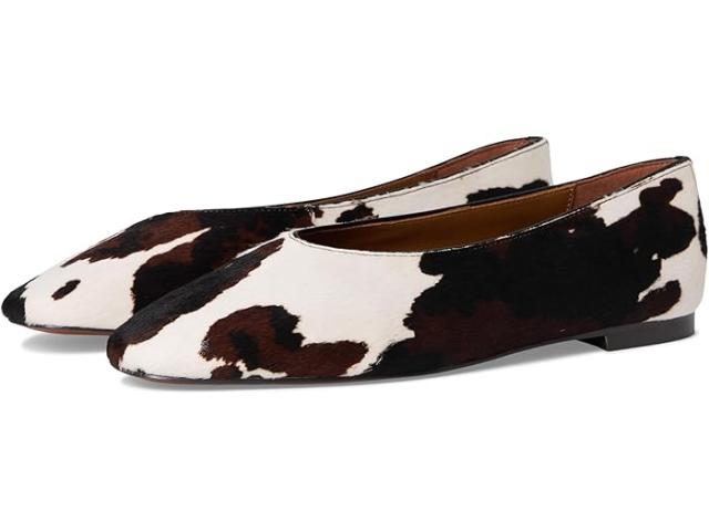(取寄) メイドウェル レディース セージ バレエ フラッツ - カウ Madewell women Sage Ballet Flat - Cow Dark Carob Multi