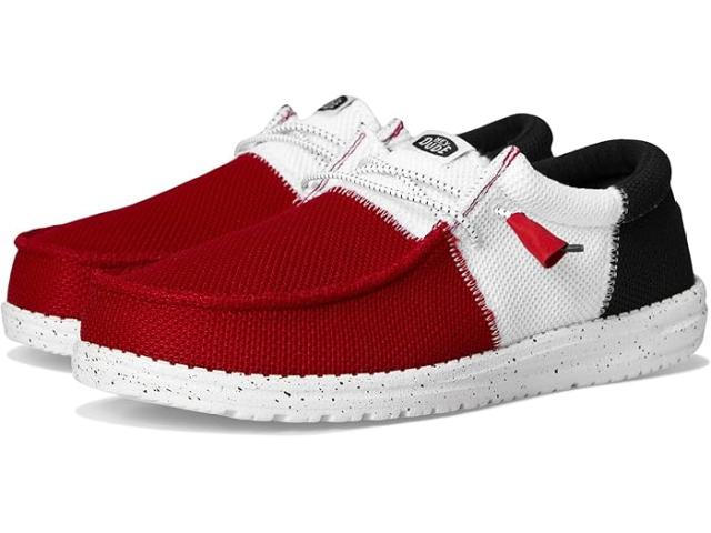 (取寄) ヘイ デュード メンズ ウォーリー トライ バーシティ メッシュ Hey Dude men Hey Dude Wally Tri Varsity Mesh Red/Navy