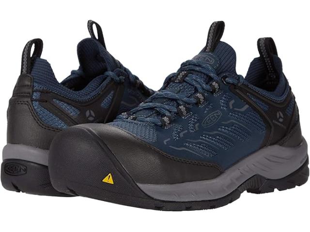 (取寄) キーン ユーティリティ レディース フリント リ スポーツ カーボン ファイバー トゥ KEEN Utility women KEEN Utility Flint II Sport Carbon Fiber Toe Midnight Navy/Steel Greyの通販は