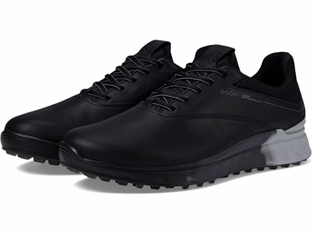 (取寄) エコー ゴルフ メンズ S-スリー ゴア-テックス ウォータープルーフ ゴルフ ハイブリット ECCO Golf men ECCO Golf S-Three GORE-TEX Waterproof Golf Hybrid Black/Concrete/Black Cow Leatherの通販は