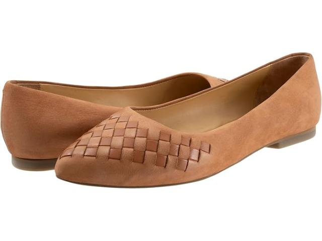 (取寄) トロッターズ レディース エスティ ウーブン Trotters women Estee Woven Luggage Nubuck