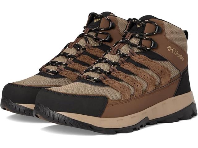 (取寄) コロンビア メンズ ストレイタ トレイル ミッド ウォータープルーフ Columbia men Strata Trail Mid Waterproof Dark Brown/Khaki II