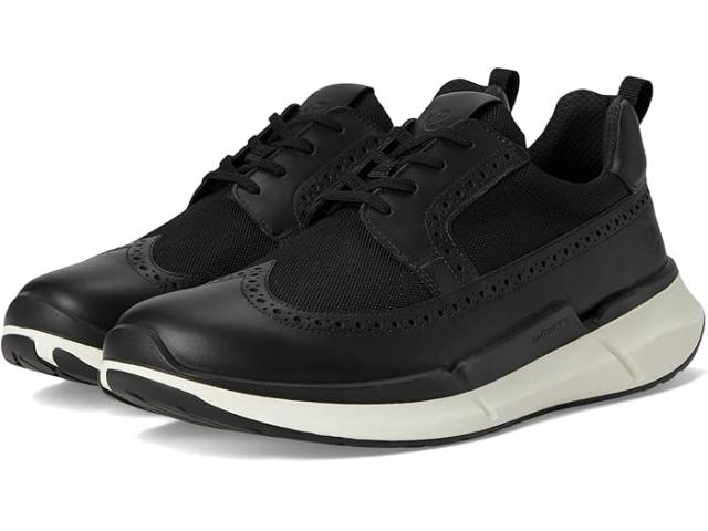 (取寄) エコー メンズ バイオム 2.2 ブローグ スニーカー ECCO men ECCO Biom 2.2 Brogue Sneakers Black/Black