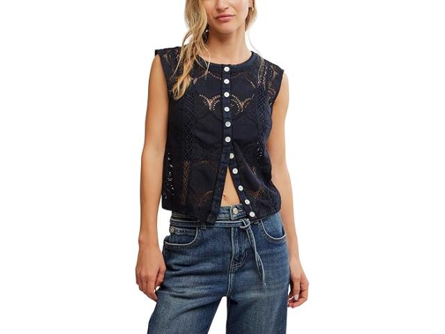 (取寄) フリーピープル レディース ジェー ニット トップ Free People women Jae Knit Top Blackの通販は