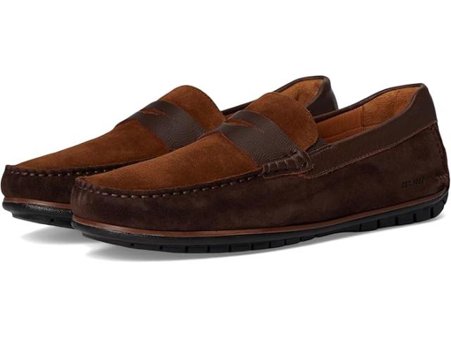 (取寄) ジョンストン&マーフィー メンズ コート 2.0 ペニー Johnston & Murphy men Cort 2.0 Penny Brown Multi Suede/Full Grain