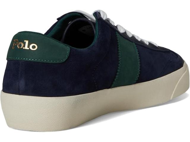 (取寄) ラルフローレン メンズ スエード トップ レース Polo Ralph Lauren men Polo Ralph Lauren Suede Leather-Sayer Sport-Sneakers-Low Top Lace Navy/Forest_4