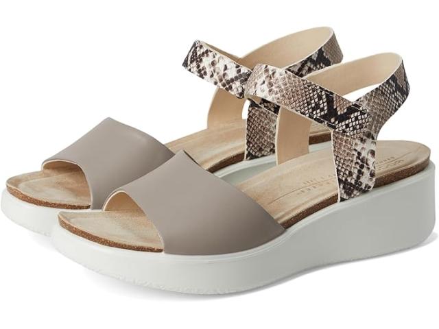 (取寄) エコー レディース フロート ウェッジ コルク サンダル ECCO women Flowt Wedge Cork Sandal Moonrock/Python