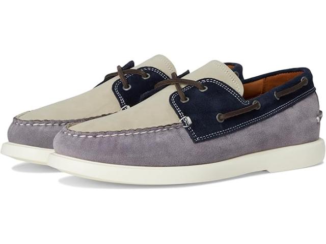 (取寄) アレンエドモンズ メンズ パナマ ボート シューズ Allen Edmonds men Panama Boat Shoes Steel Blue Mix Leather