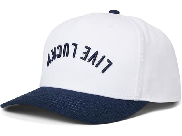 (取寄) ブラッククローバー アップサイド ダウン ラック 2 アジャスタブル ハット Black Clover Upside Down Luck 2 Adjustable Hat White/Navy Hat/3d Embroideryの通販は