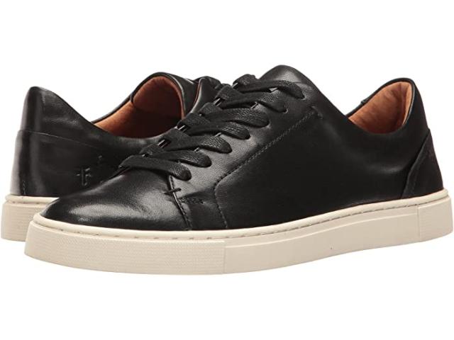 (取寄) フライ レディース アイビー ロー レース Frye women Ivy Low Lace Black Soft Nappa Lamb